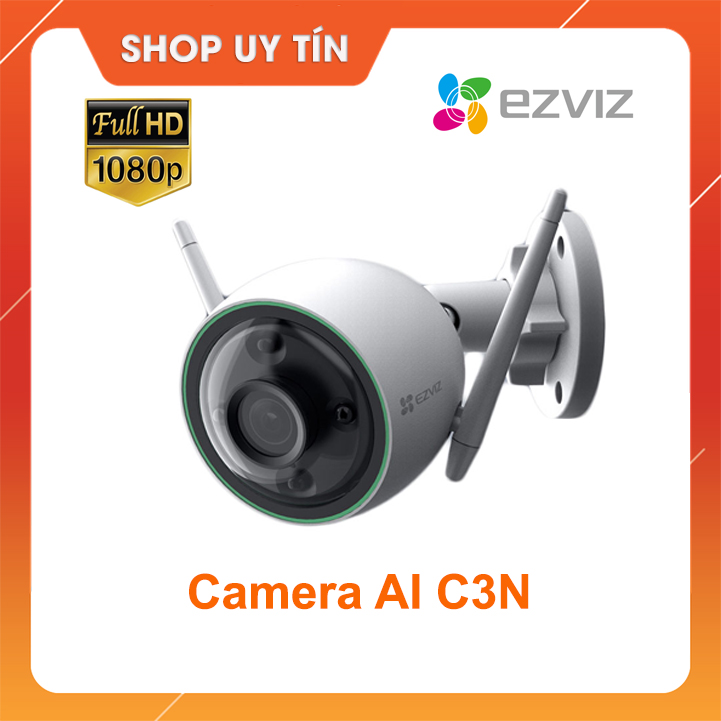 MỚI Camera wifi Ezviz C3N CS-CV310 Camera AI 2.0 Megapixel Full HD ghi
