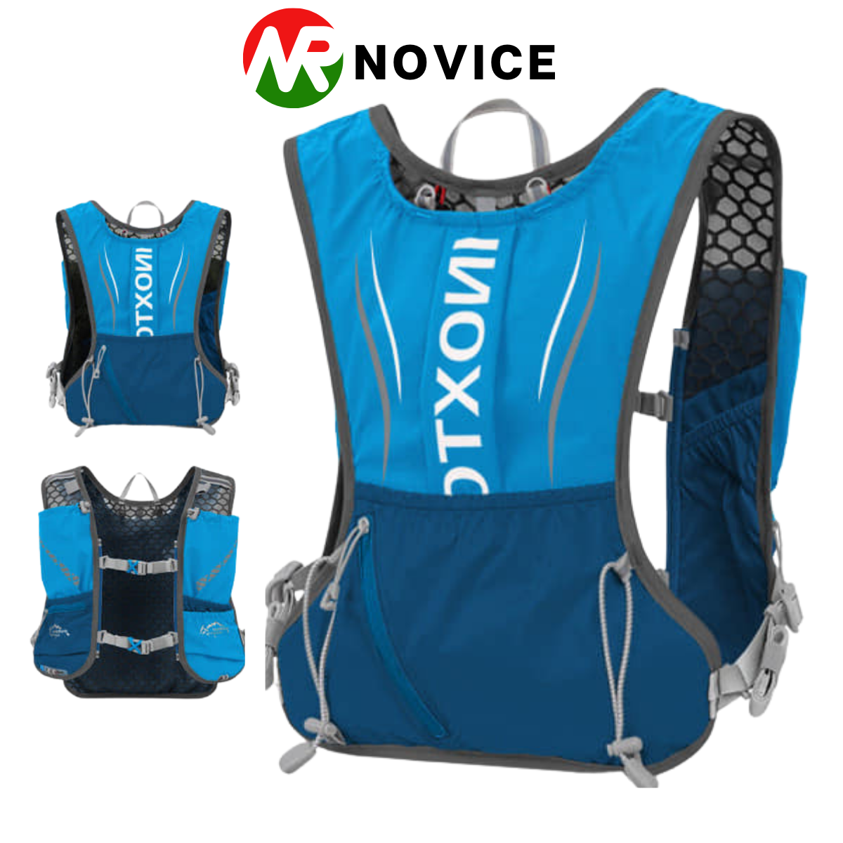 Vest nước chạy bộ, trail, marathon, đạp xe thể thao inoxto đa năng, tiện dụng vnc-998