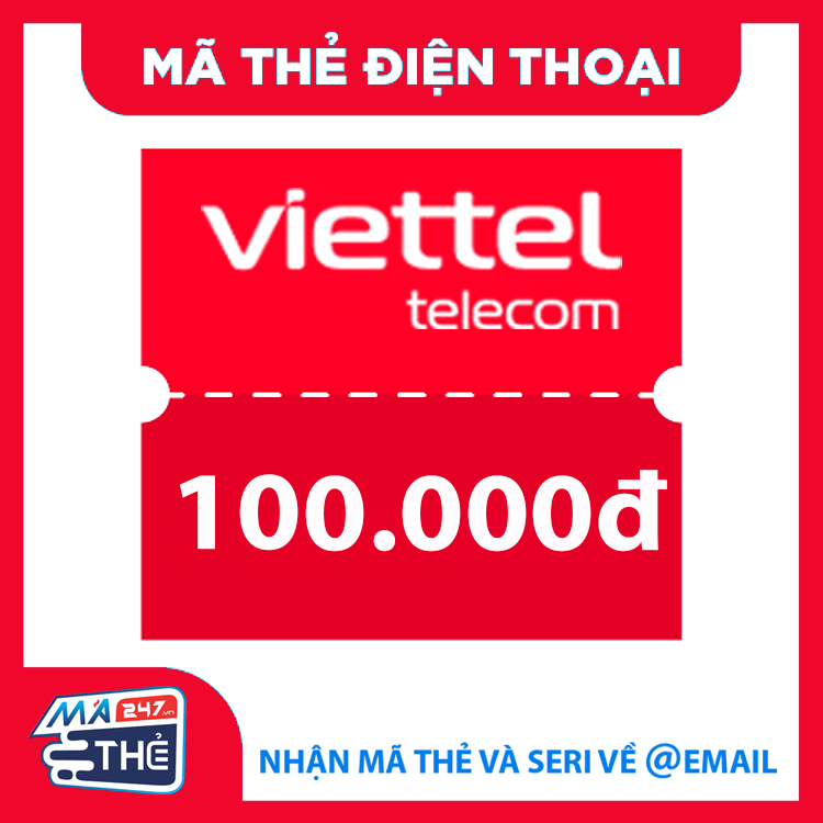 Mã thẻ nạp điện thoại Viettel 100K