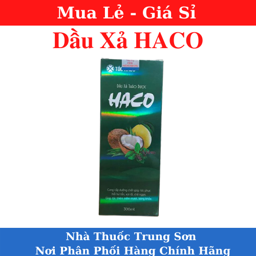 Dầu Xả Thảo Dược HACO - Dầu xả Haco giúp dưỡng ẩm da đầu và tóc dưỡng tóc làm giảm xơ rối chẻ ngọn gãy rụng tóc - TS001