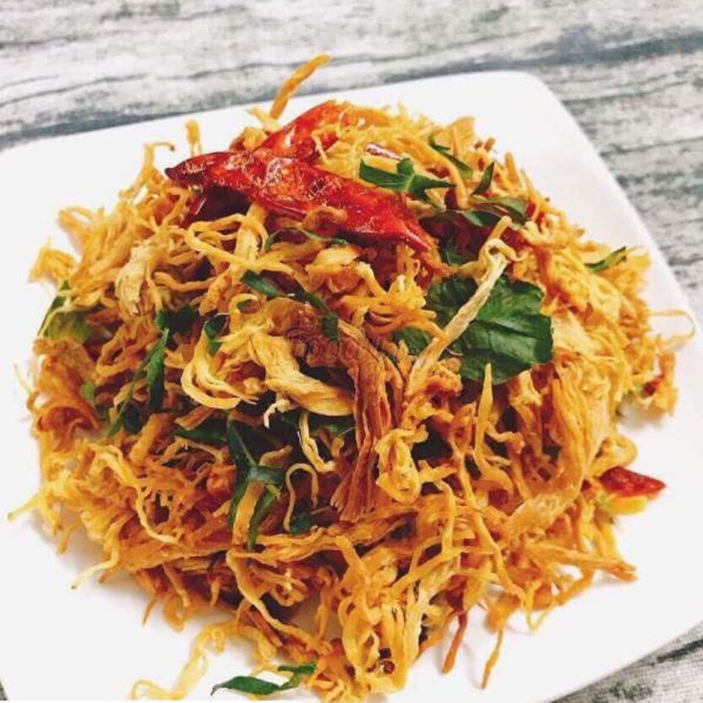 1kg khô gà lá chanh loại 1 thơm ngon