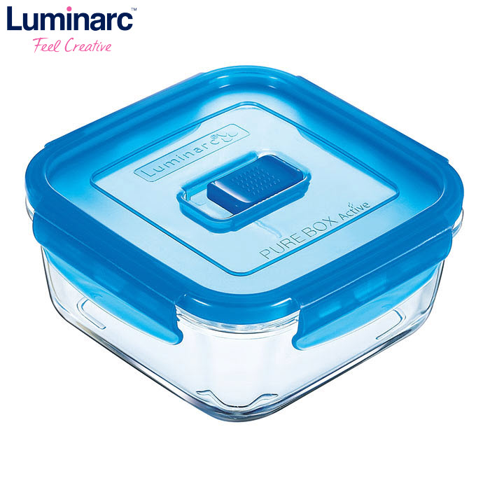 Hộp Thủy Tinh Luminarc Pure Vuông 1.22L G1330