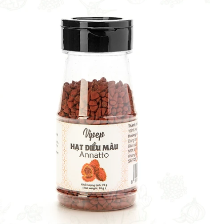 Hạt điều màu hũ PET Vipep