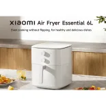 Nồi Chiên Không Dầu Xiaomi Air Fryer Essential 6L EU | 1550W | Khay lớn nướng 360°, không cần lật | 12 công thức nướng