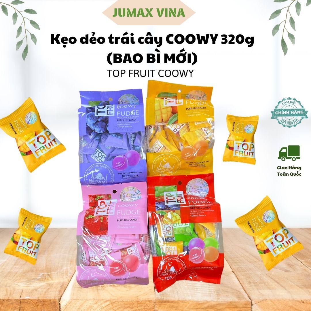 [다낭 한시장 탑젤리 망고 오리지날] [HCM] EXP 19/5/2025 Kẹo dẻo trái cây Coowy TOP FRUIT COOWY