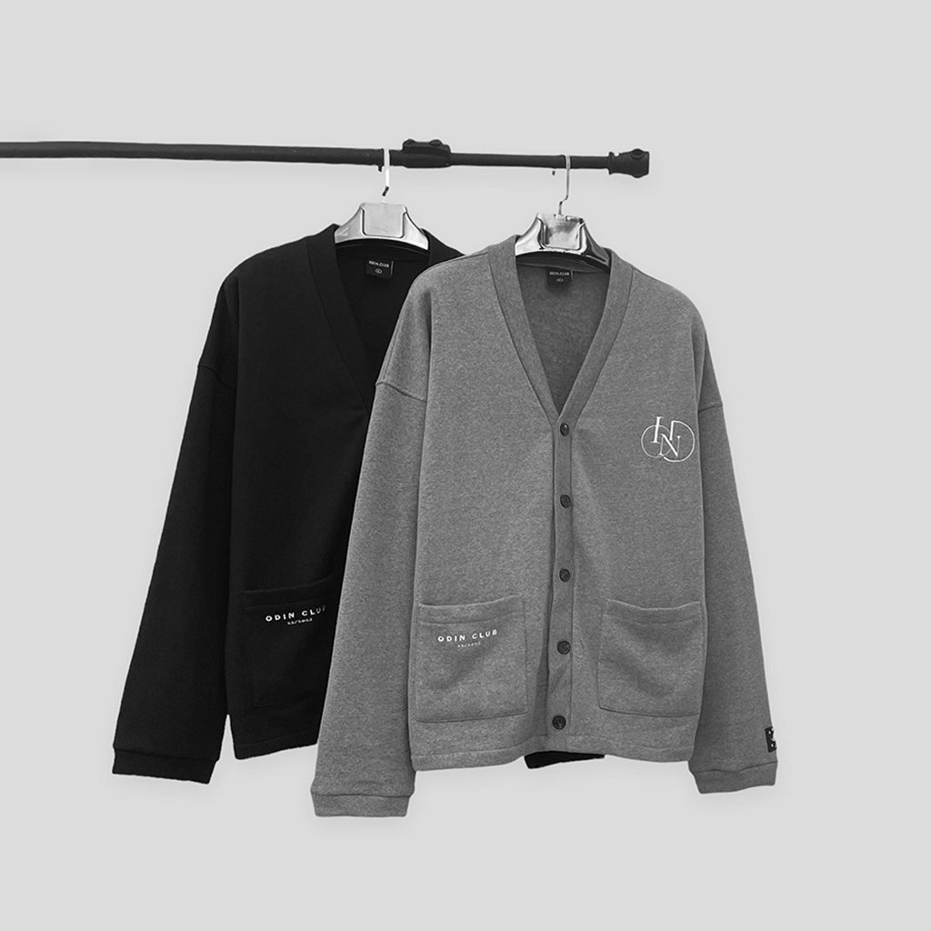 Áo Cardigan nỉ Odin Club, Áo khoác Cardigan form rộng unisex, Local Brand ODIN CLUB
