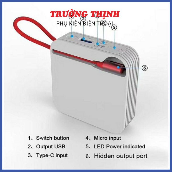 Sạc dự phòng konfulon 10000mah siêu tiện lợi