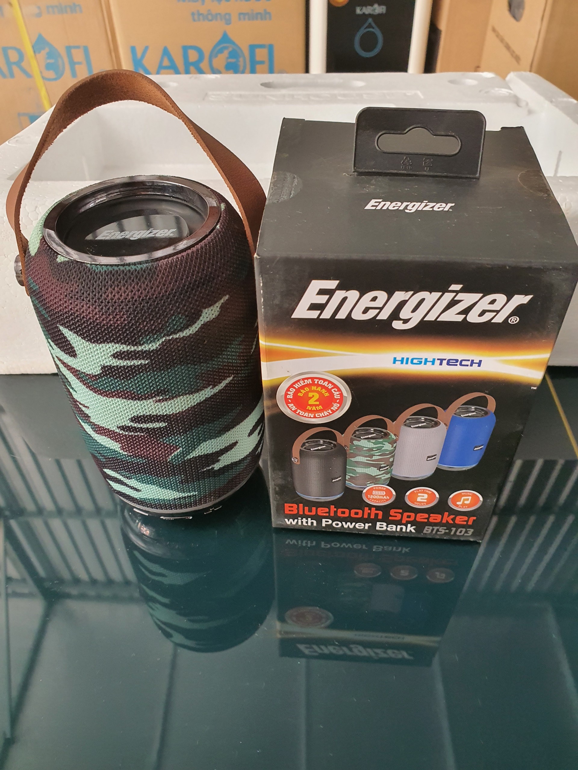Loa bluetooth Energizer BTS-103 kiêm sạc dự phòng