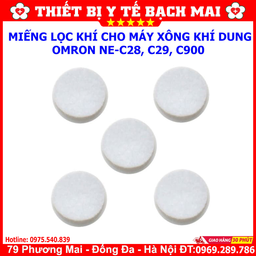 Miếng Lọc Khí Cho Máy Xông Khí Dung Omron C28, C29, C900, C801, C801KD Các Loại