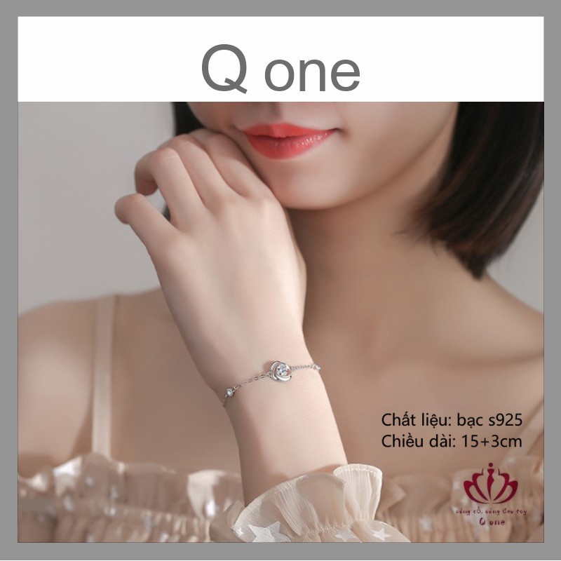 Lắc bạc, lắc tay, lắc tay bạc, vòng bạc lắc tay 925 thiết kế dễ thương thời trang cho nữ