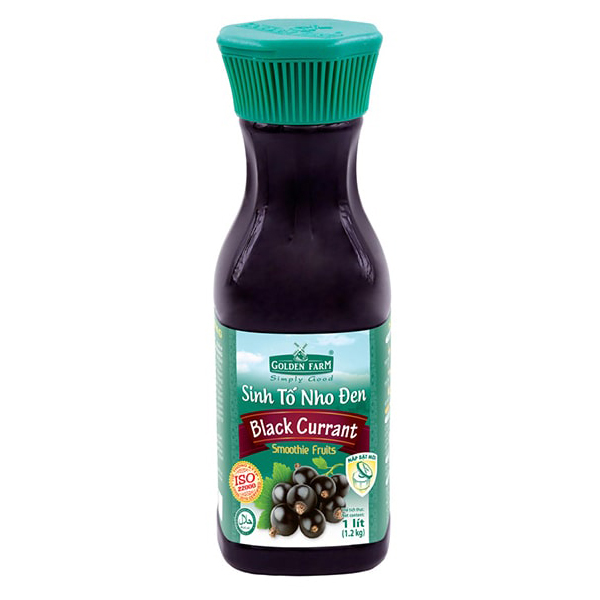 Sinh tố Golden Farm nho Chai 1000ml syrup pha chế, trà, trà sữa, si rô