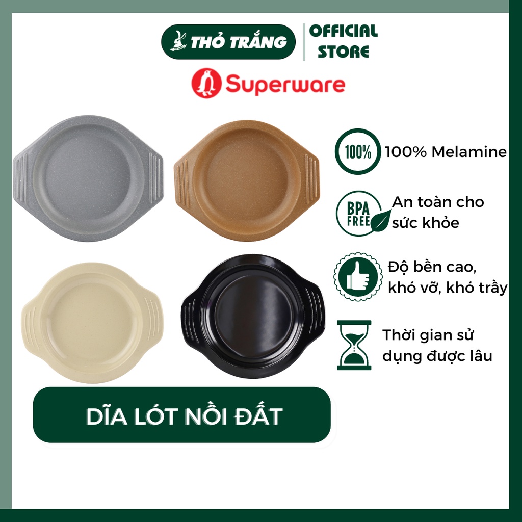 Đĩa Bò Beefsteak Kiểu Hàn Quốc Đĩa Lót Nồi Superware Thái Lan