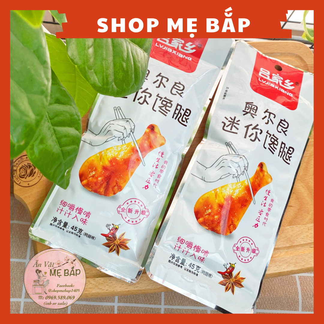 Đùi Vịt Nướng Mật Ong Tứ Xuyên 50gr - Đùi gà cay -  Shop mẹ Bắp [ Date 03/2024]