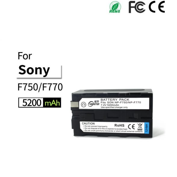 Pin NP-F770 camera photography LED cho máy quay F series