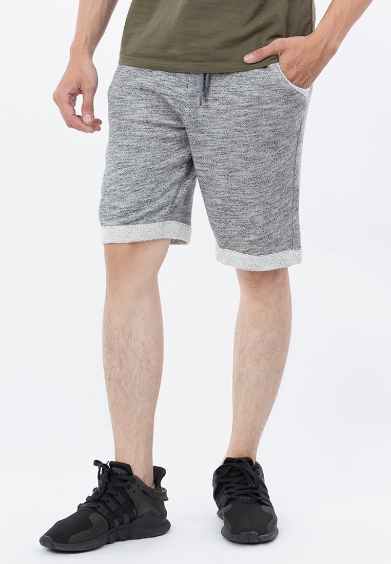 Quần short thun nam lật lai Phúc An màu xám 1049