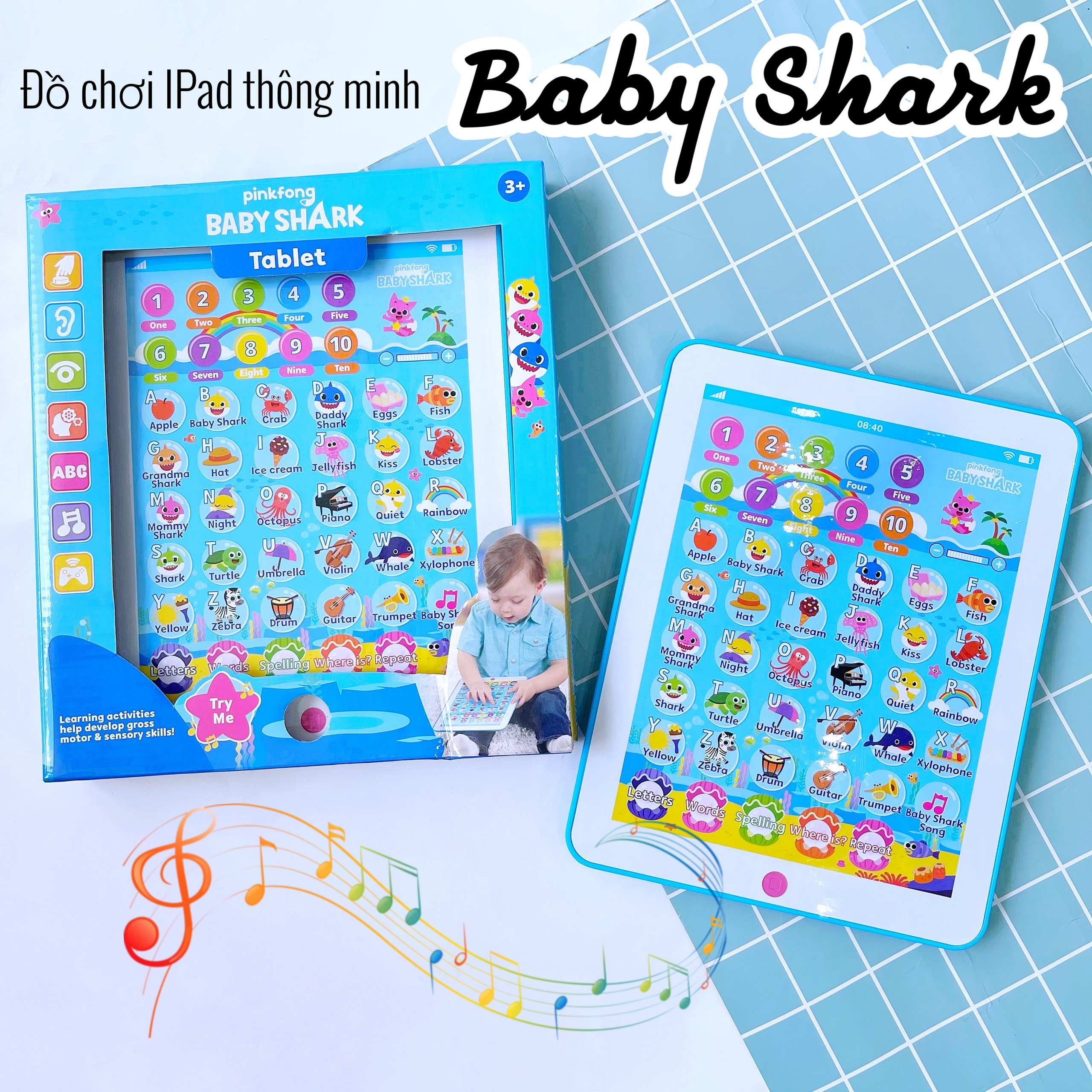 Đồ chơi điện thoại thông minh cho bé Baby Shark