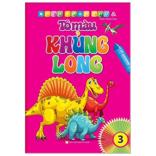 Fahasa - tô màu khủng long - tập 3