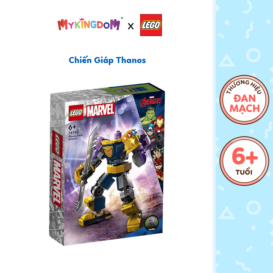 Đồ chơi lắp ráp lego superheores chiến giáp thanos 76242