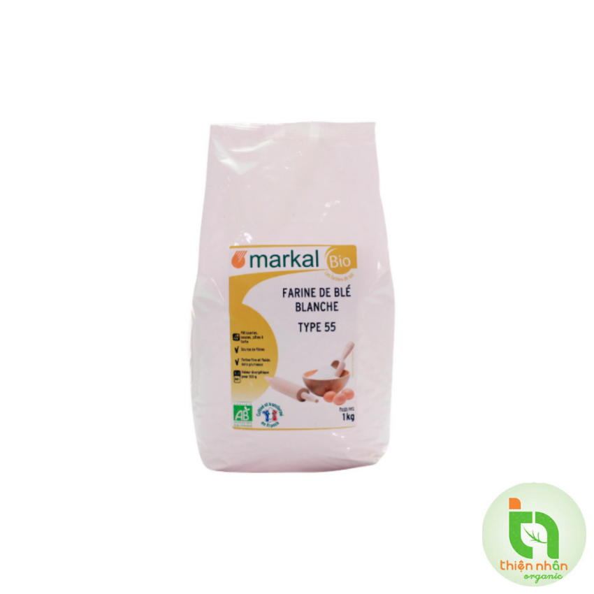 Bột Mì trắng hữu cơ đa dụng T55 Markal 1kg