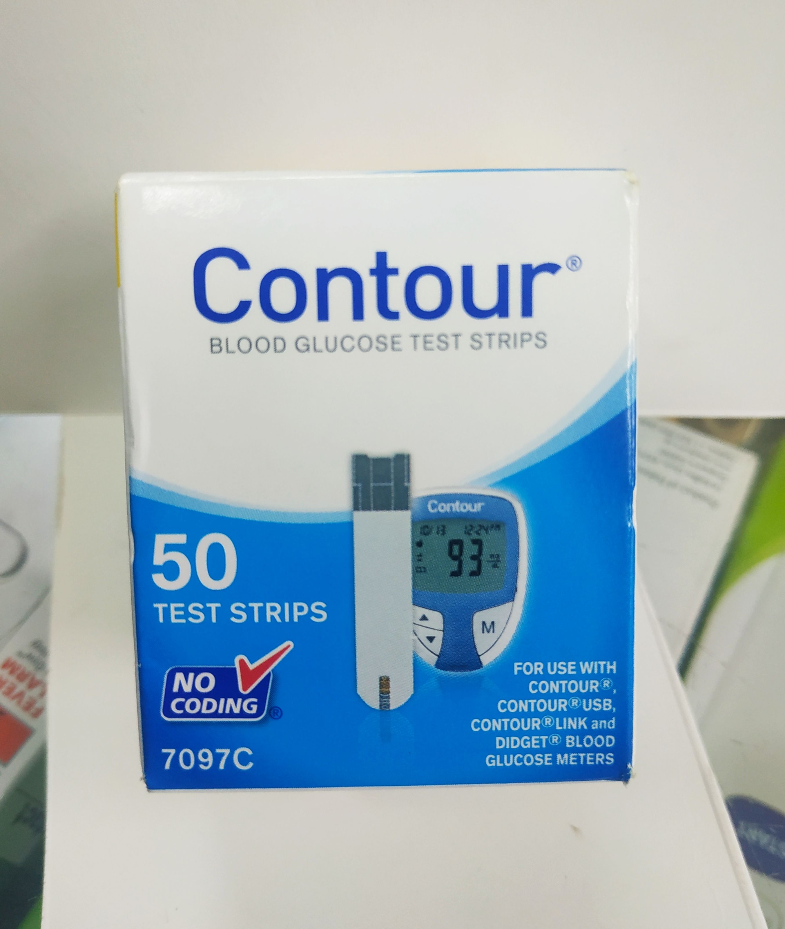 HỘP 50 QUE THỬ ĐƯỜNG HUYẾT CONTOUR