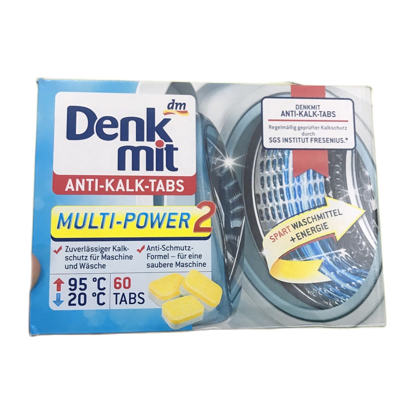 Hộp tẩy lồng máy giặt Denkmit - Đức ( 60 viên/hộp)