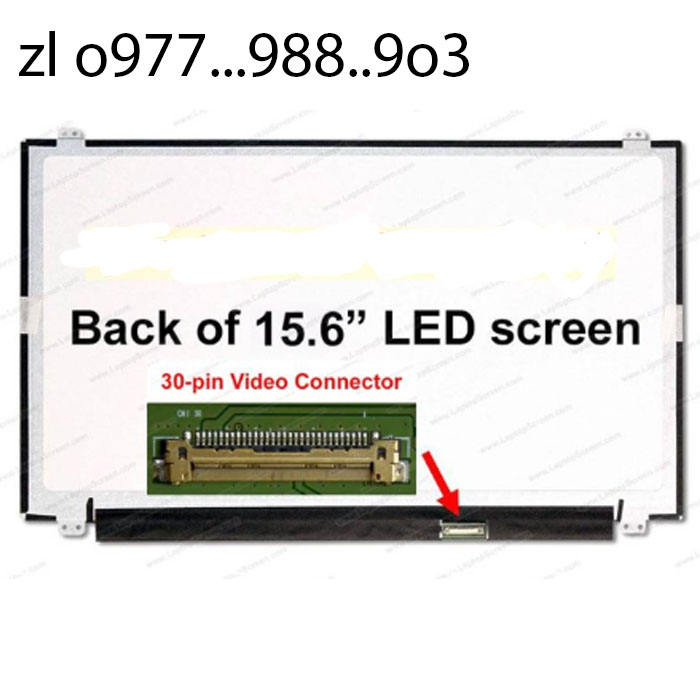 Màn hình laptop 15.6'' led mỏng 30 pin dùng cho dell, hp, acer, asus...