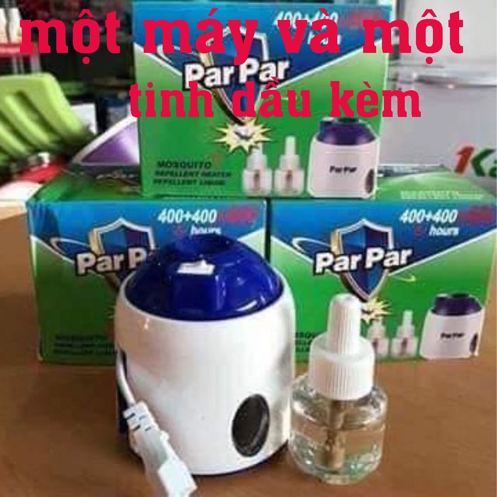 Đèn đuổi muỗi côn trùng, đèn xông tinh dầu Parpar đuổi muỗi , tặng lọ tinh dầu