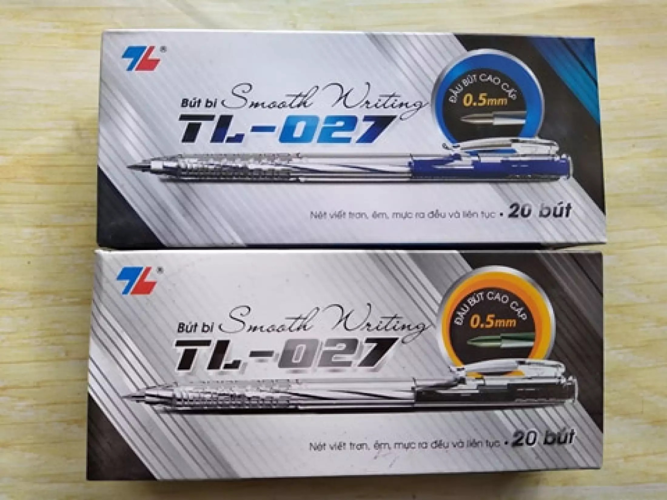 Combo 20 chiếc bút bi thiên long tl-027 - mực đen