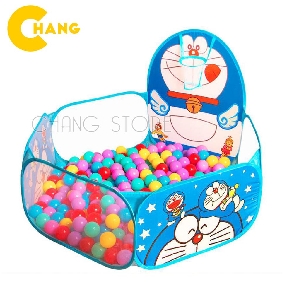 Lều bóng doraemon cho bé yêu + tặng kèm set 100 quả bóng