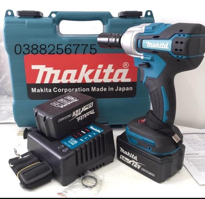 Máy siết bulong makita không than 72v bảo hành 12 tháng.