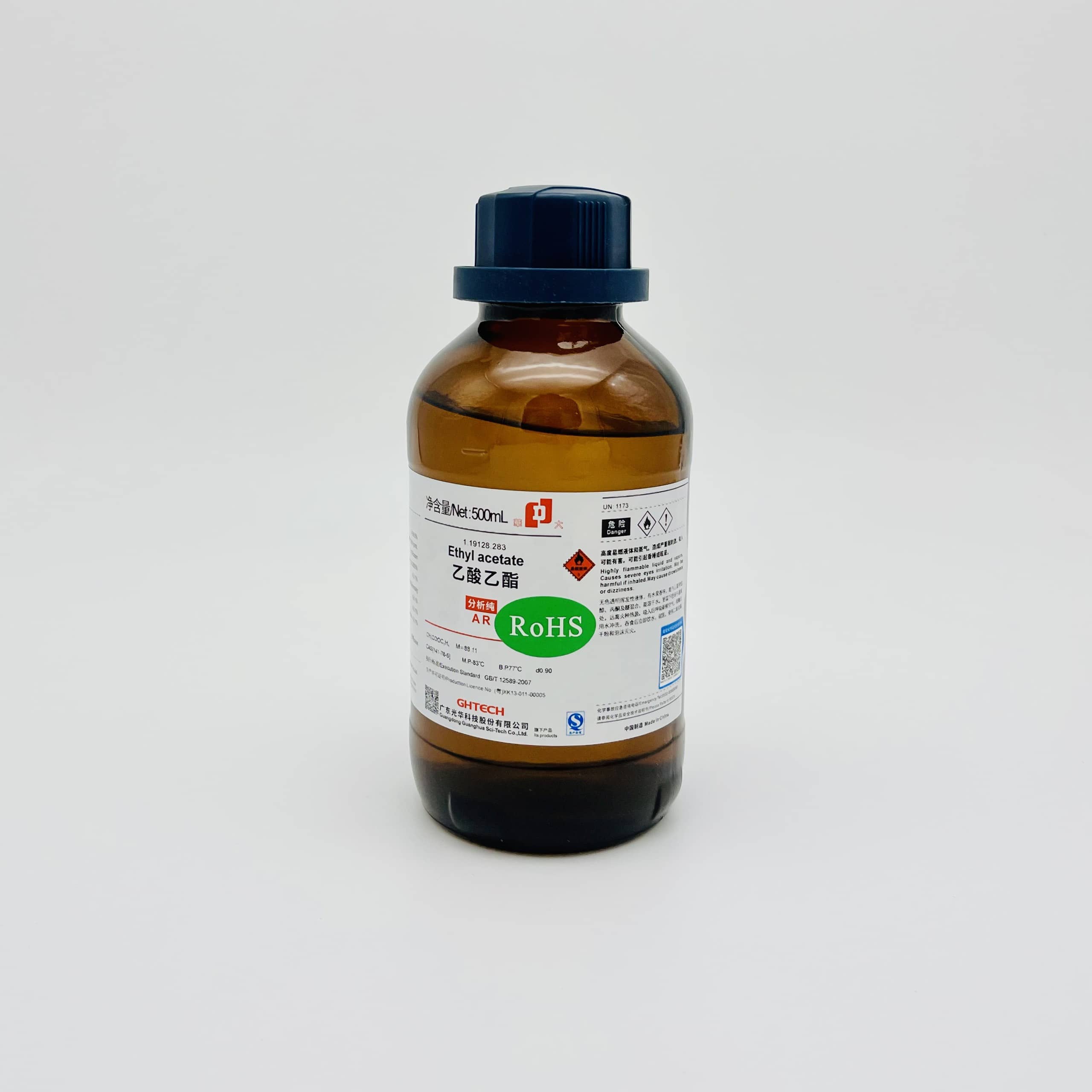 Hóa chất Ethyl Acetate (Chai 500ML, AR, GHTECH, Cas 141-78-6)