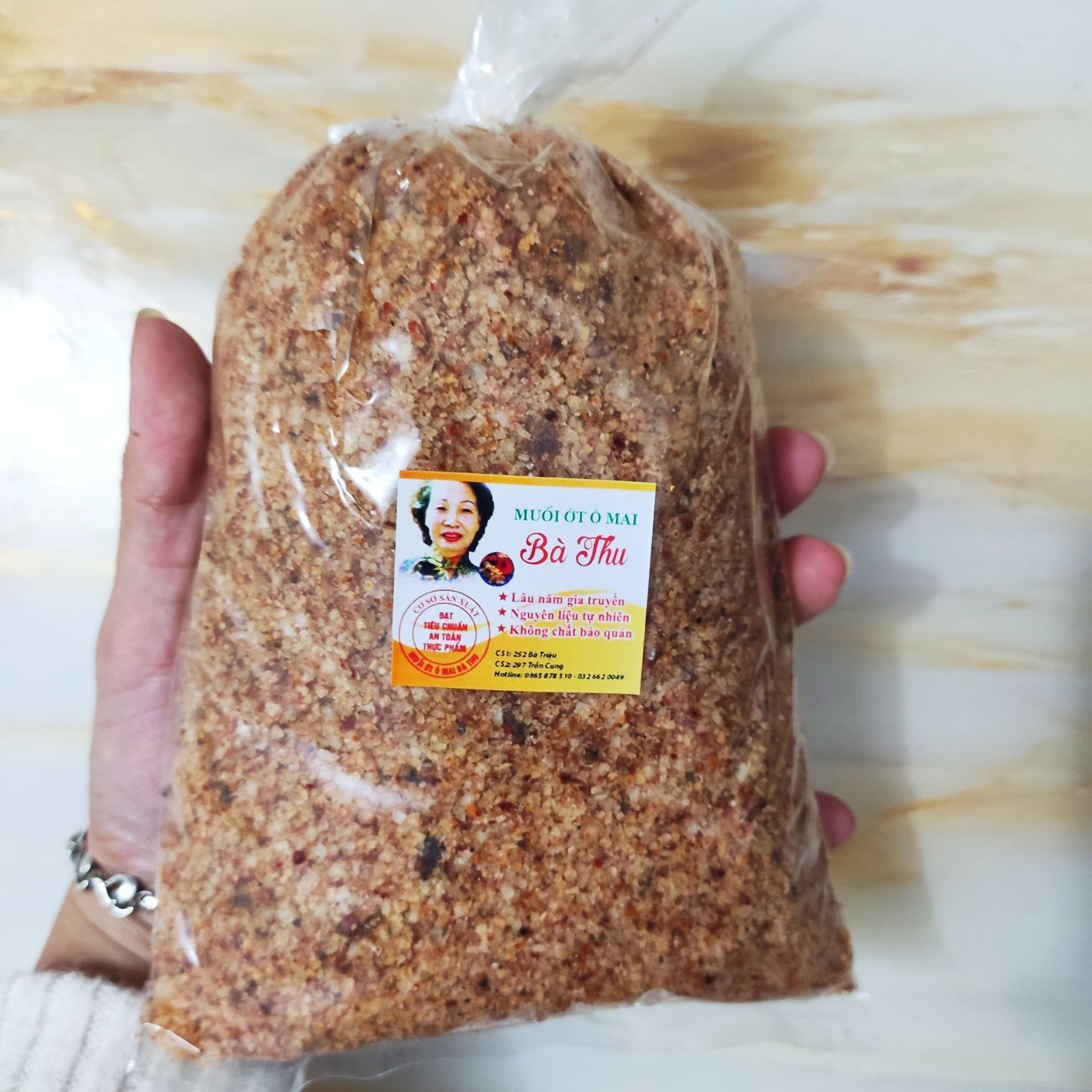 Muối ô mai bà thu - túi 500g