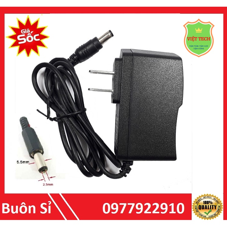 Nguồn adapter 9v-1a chân thường 5.5*2.5mm
