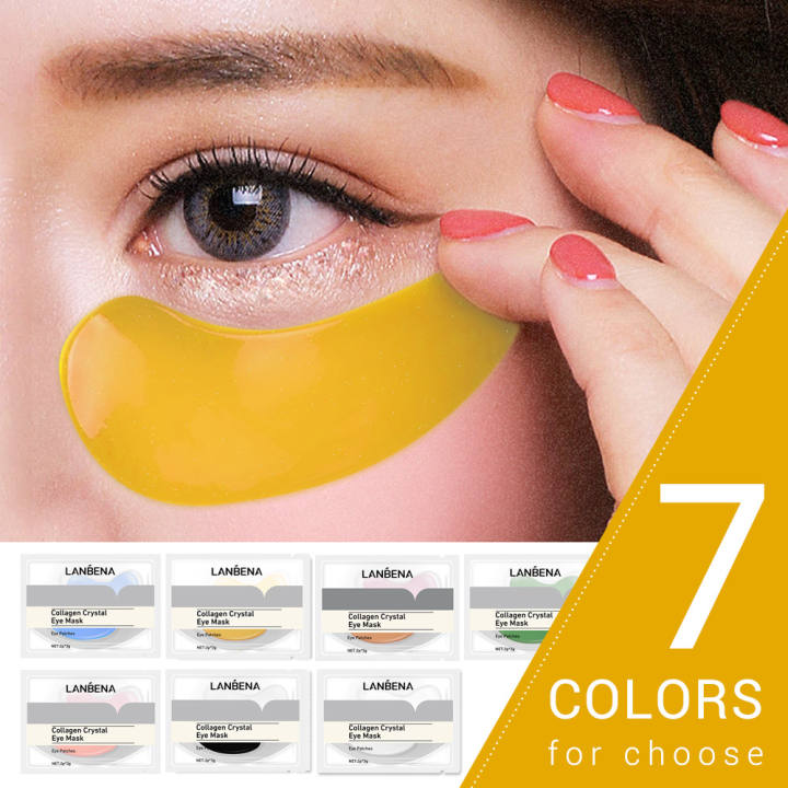 BREYLEE 5 cặp mặt nạ mắt tinh chất Collagen dưỡng ẩm làm trắng phục hồi da - INTL