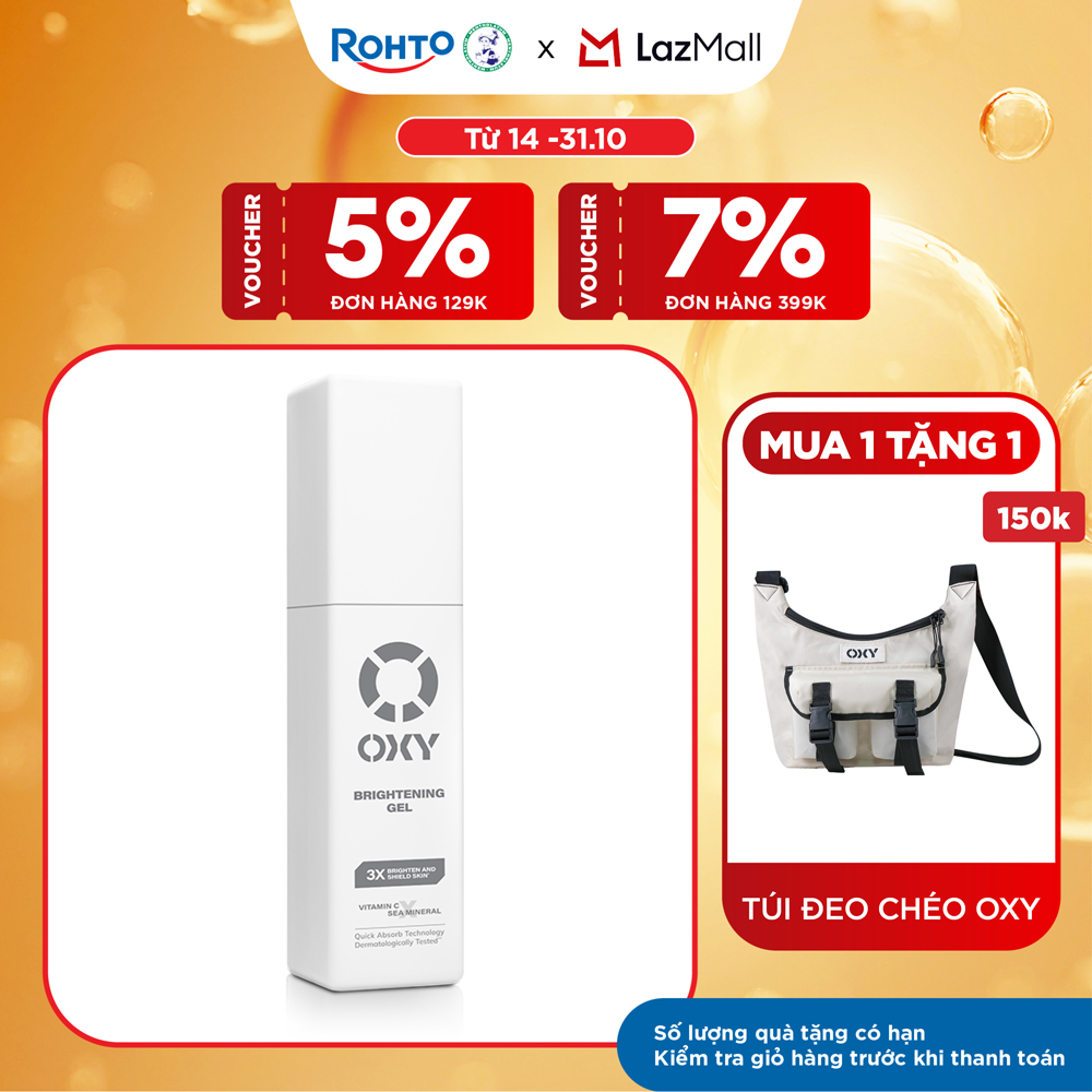 Kem dưỡng sáng da cho nam dạng gel Oxy Brightening Gel 50ml