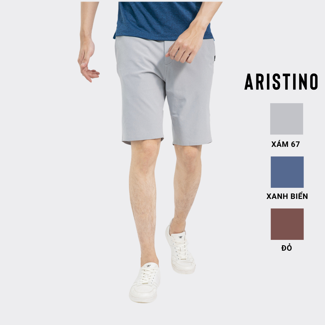 Quần short nam Aristino dáng goft fit mềm nhẹ, thoáng mát - ASOG02S9