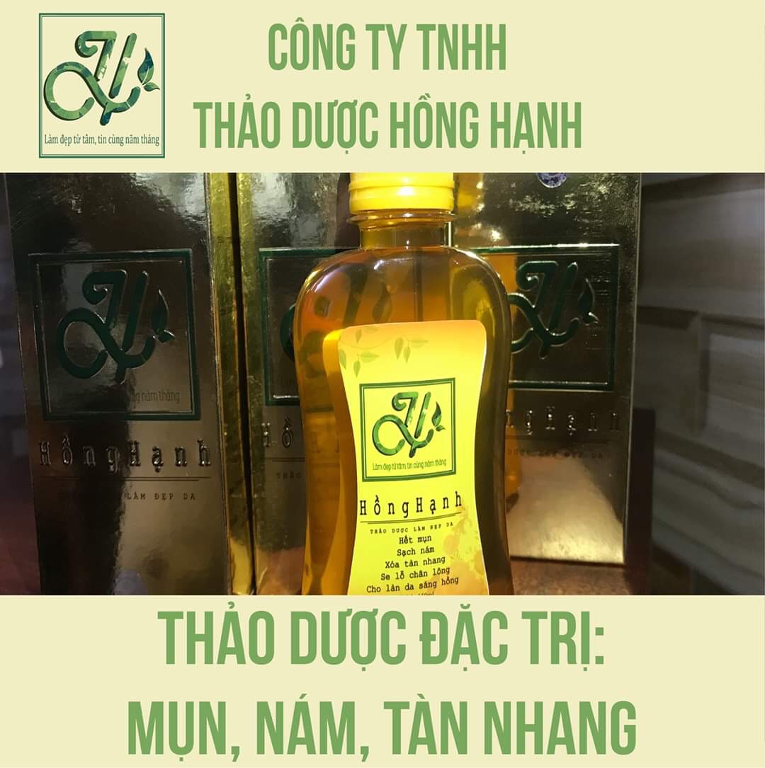 Thảo dược Hồng Hạnh - Đánh bay mụn chỉ sau 1 liệu trình [ SẢN PHẨM GIA TRUYỀN]