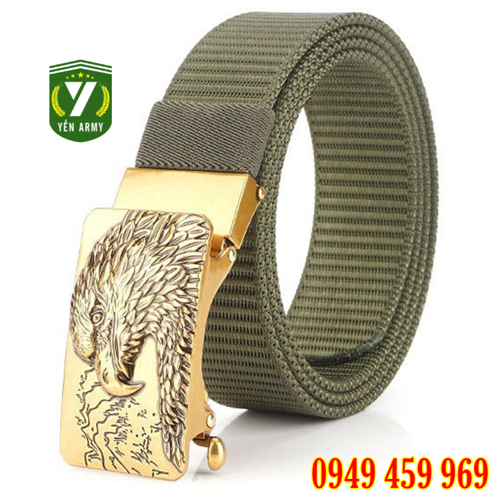 Dây Lưng Lính - Thắt Lưng Lính Mỹ - Dây Nịt Vải Bố Xịn