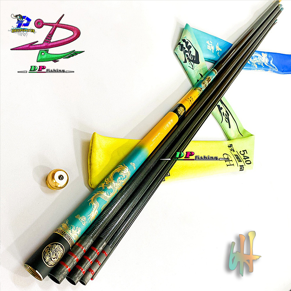 Cần câu tay, câu đài thanh long kiếm thần 6h cần câu đài carbon xoắn cao cấp tặng kèm ngọn phụ.!!!