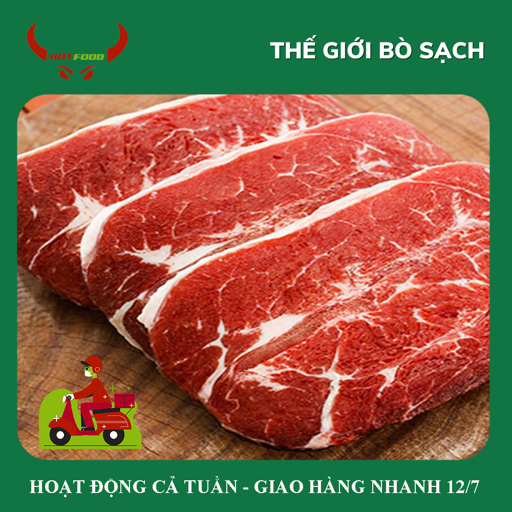 Lõi vai bò mỹ thái mỏng - xào - nhúng lẩu - nhúng dấm - 500gr - giao nhanh hcm