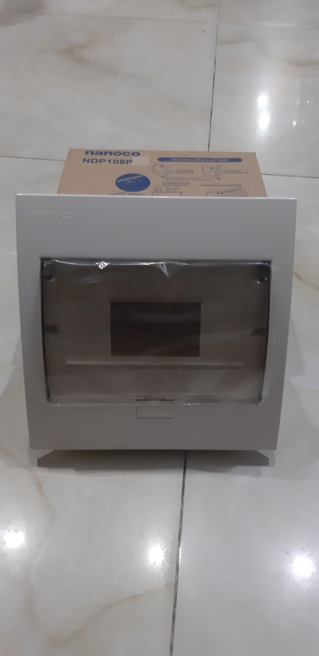 [HCM]Tủ điện âm tường Nanoco NDP108P (đế nhựa )/Tủ điện âm tường Nanoco NDP108 (đế sắt )