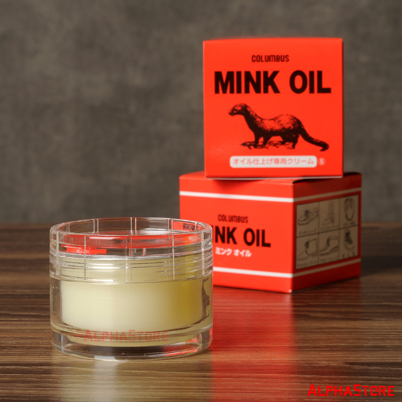 Dầu Chồn Dưỡng Da Giày, Đồ Da Columbus Mink Oil Nhật Bản - Mỡ Chồn Đánh Giày, Phục Hồi Áo Da, Nội Thất, Sofa, Túi Xách