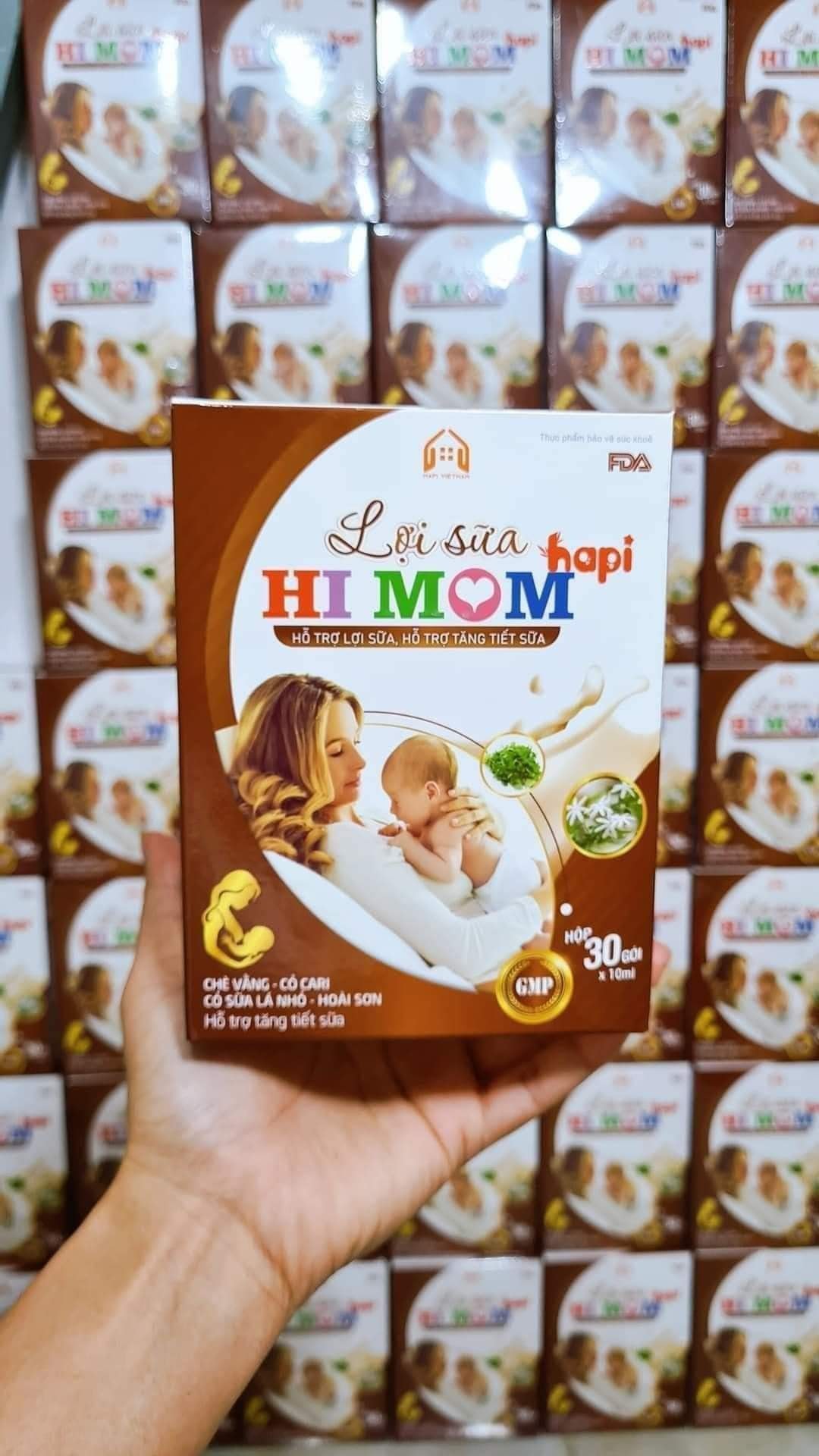 Lợi sữa hi mom hapi-giúp gọi sữa về, thông tắc tuyến sữa,mát sữa,thơm sữa ,tốt cho mẹ sau sinh