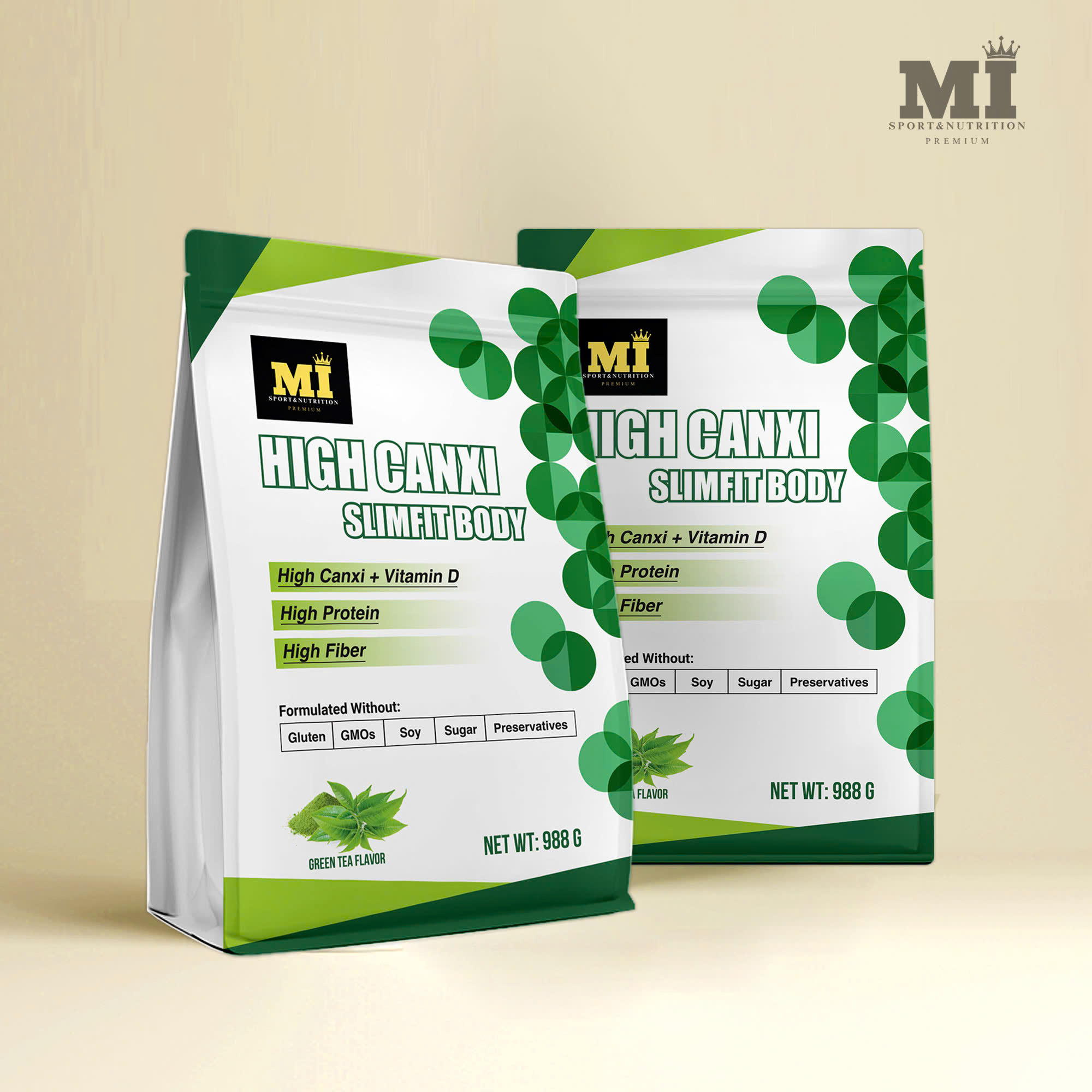 [COMBO 2 TÚI] Sữa giảm cân đốt mỡ High Canxi Slim Fit Body Mi Premium KÈM QUÀ TẶNG BÌNH LẮC, DÂY NHẢ