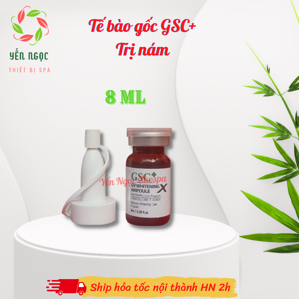 Tế bào gốc GSC+ hỗ trợ nám, trắng da