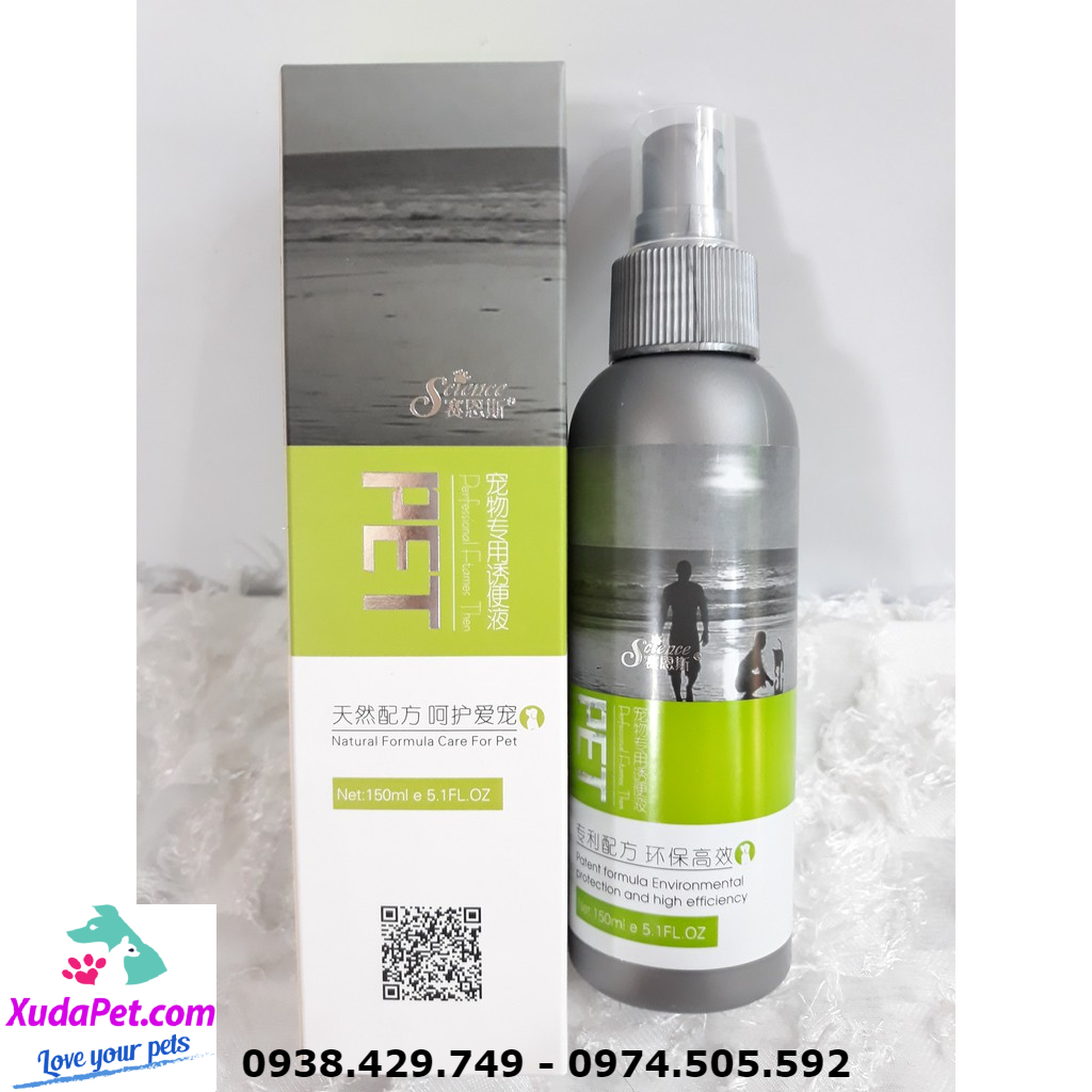 Chai xịt huấn luyện cho chó mèo đi vệ sinh đúng chỗ pet - sp000174