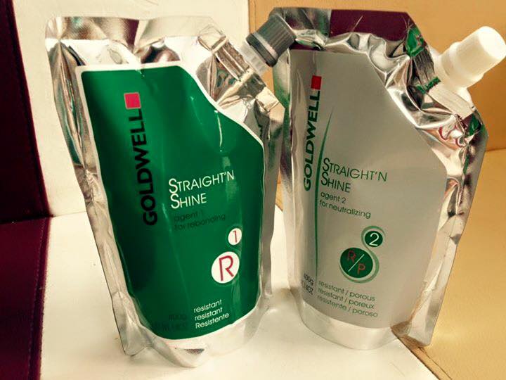 CẶP THUỐC UỐN DUỖI ĐA NĂNG GOLDWELL STRAIGHT N SHINE 400ml X 2