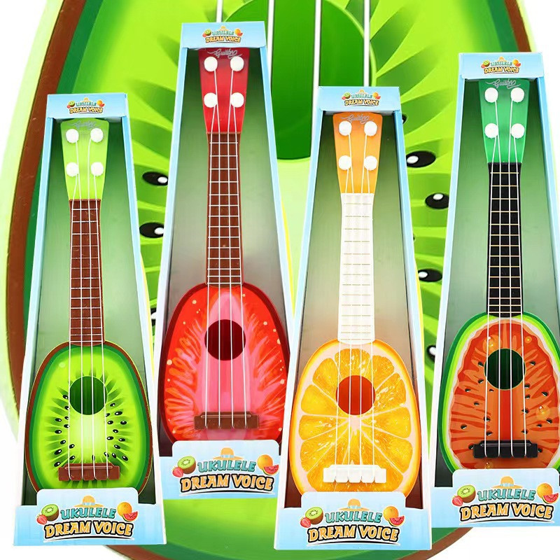 Đàn ukulele quả cam - đồ chơi đàn guitar hình trái cây dễ thương cho bé yêu