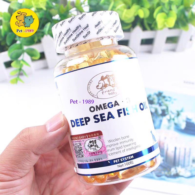 Dầu cá omega-3 friend baby cho chó mèo pet-1989