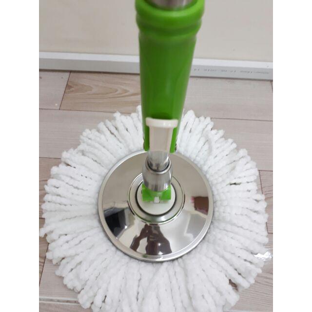 [AMZO]  ( sale xả kho ) Cây lau nhà 360 độ inox lớn SP7S Gia Phú   bông lau ( giao màu ngẫu nhiên )